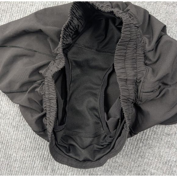 Lululemon Hotty Hot Shorts Womens 4 Black Lined Athletic Running Training Gym - Picture 4 of 7